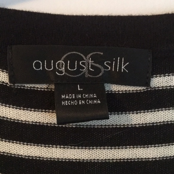 Like new August Silk light sweater sz L - Picture 2 of 5